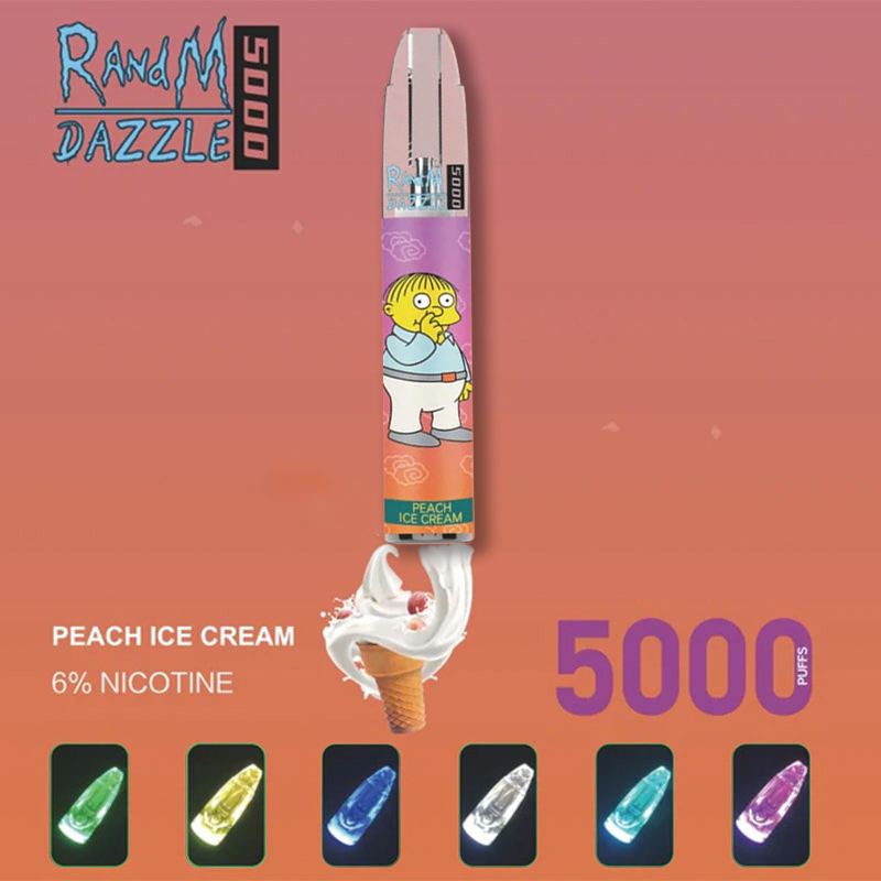 RandM Dazzle 5000 Puff 12 Flavors E Cig Electronic Cigarette