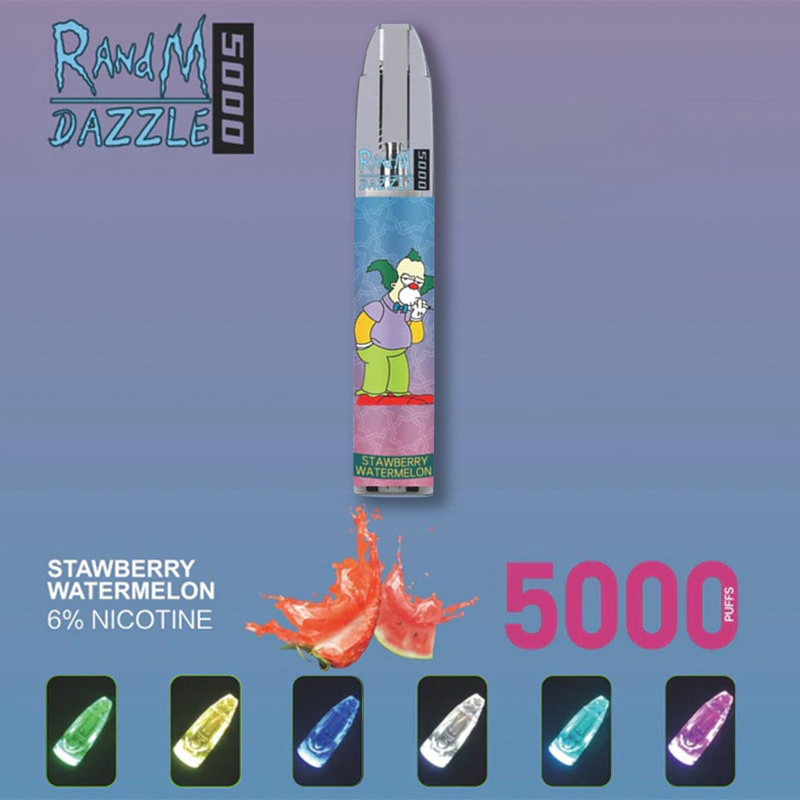 RandM Dazzle 5000 Puff E-cigarette 10ml of Eliquid Vaporizer Pen