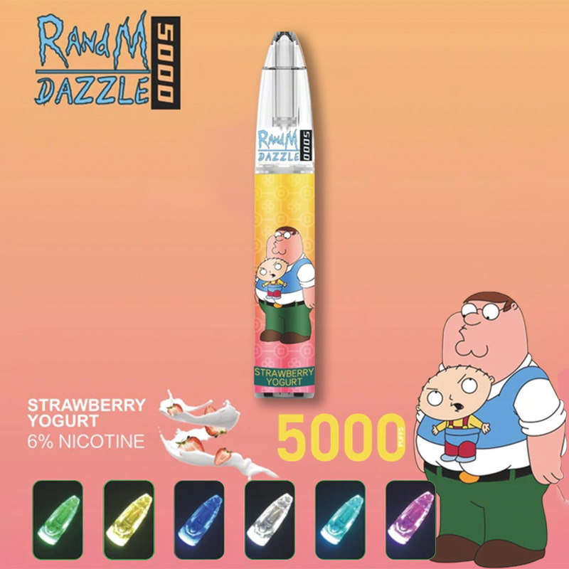 RandM Dazzle 5000 Puff Disposable Ecigs Mesh Coil Vape Pen
